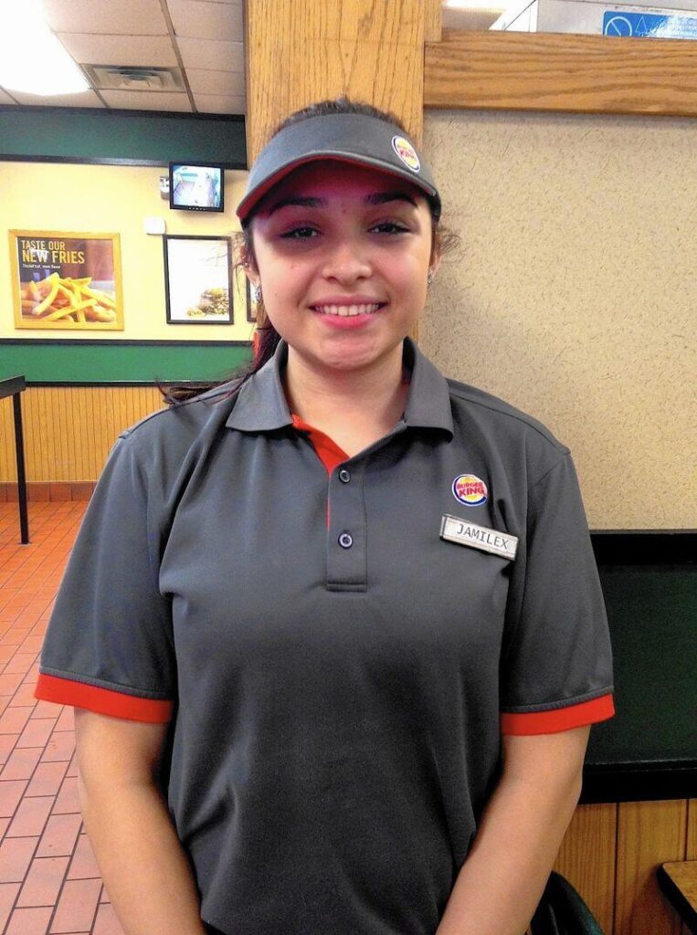 Burger King crew member