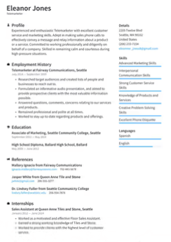 Package Recovery Agent Resume Template