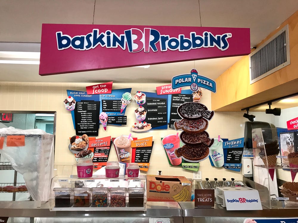 Baskin robbins benefits
